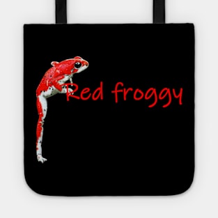 Red froggy Tote