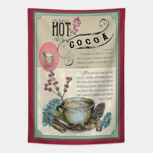 Old Fashioned Hot Cocoa recipe - Retro Christmas Tapestry