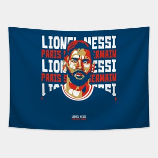 Leo Messi Vector Illustration Tapestry