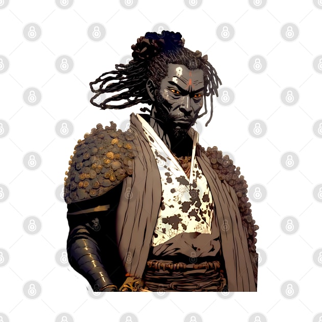 Yasuke the Black Samurai in Feudal Japan (1579) No. 2 by Puff Sumo