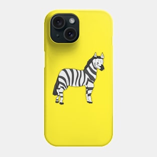 Cartoon Zebra Phone Case