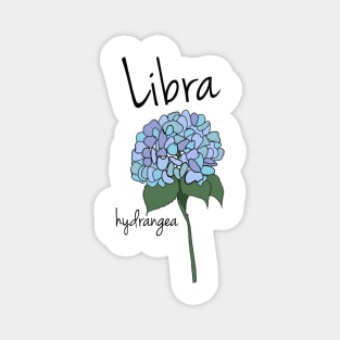 Libra zodiac sign horoscope flower art Magnet