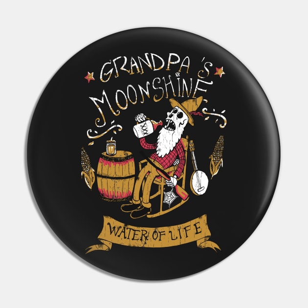 Grandpa's moonshine Pin by donramos