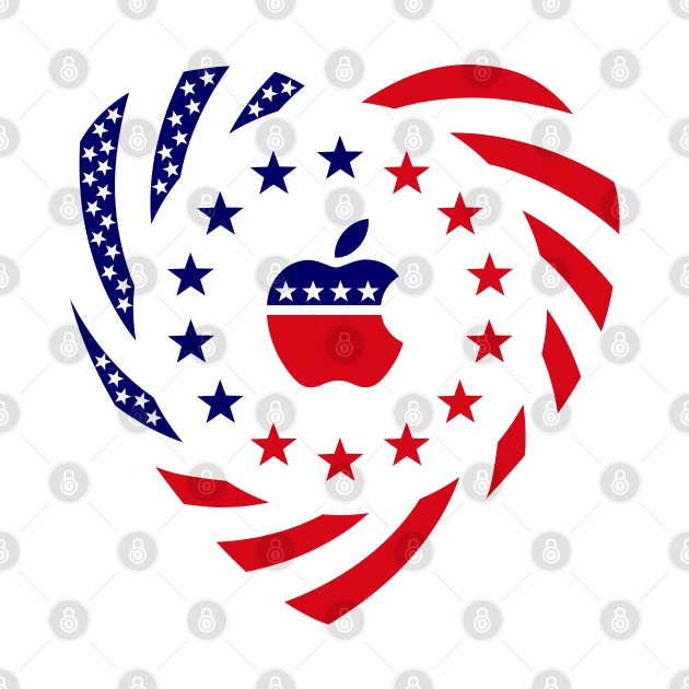 iMurican Patriot Flag Series (Heart) by Village Values