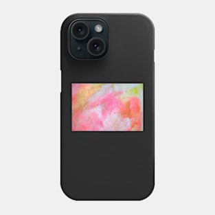 Pink gold abstract Phone Case