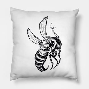 Bee n skull Pillow