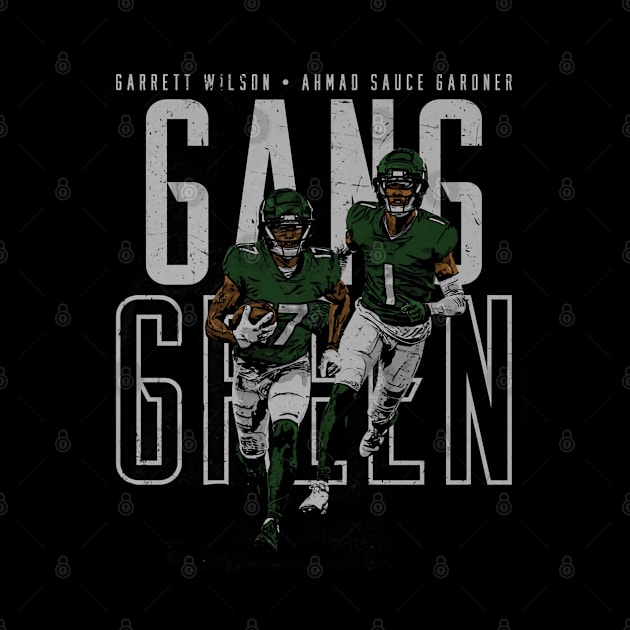 Sauce Gardner & Garrett Wilson New York J Gang Green by danlintonpro