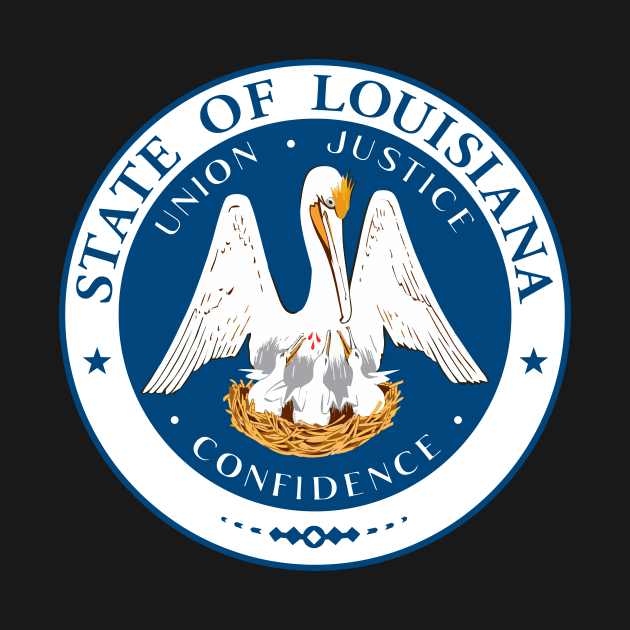 Seal of Louisiana by Flags of the World