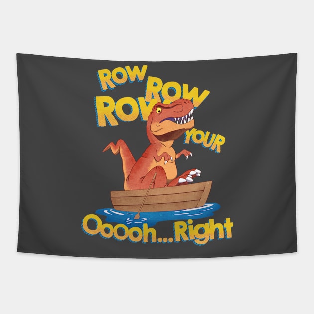 row row row your. oh right Tapestry by Ildegran-tees