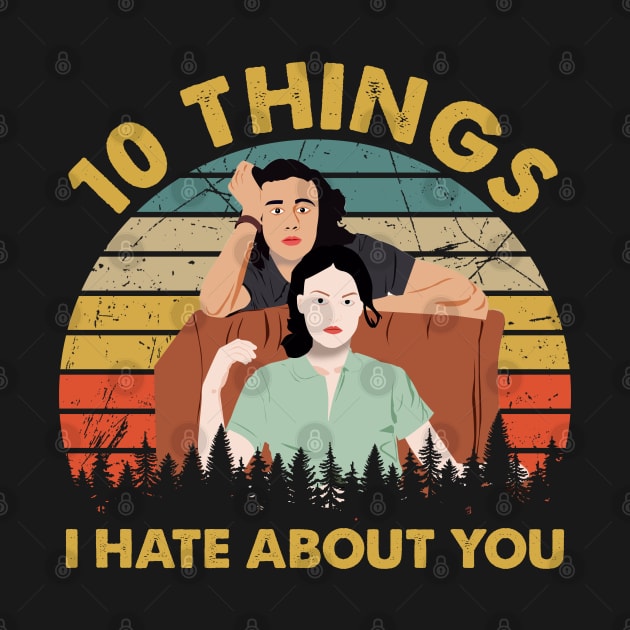 Vintage Retro I Hate About You by Tentacle Castle