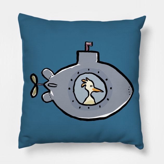 submarine Pillow by greendeer