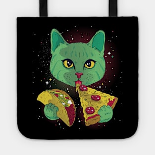 Taco Cat Graphic T-Shirt Tote