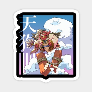 Japanese Art Style Yokai Tengu Magnet