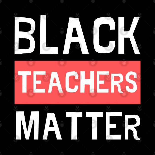 Black Teachers Matter - Digital Typography Lettering by applebubble