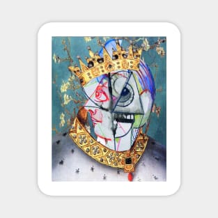 King Abstract Magnet