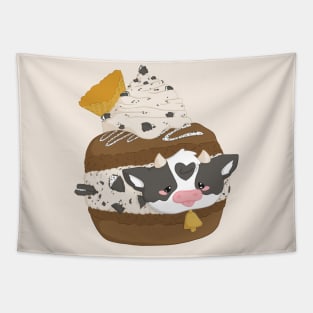 Cow Macaroon Tapestry