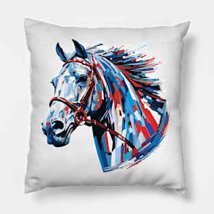 Horse Animal Freedom World Nature Beauty Abstract Pillow