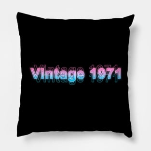 Vintage 1971 Pillow