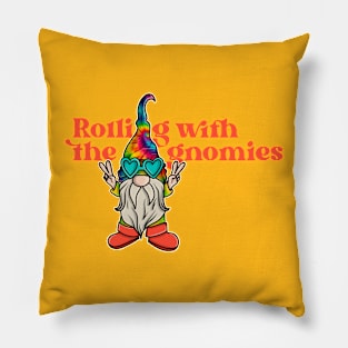 Rolling with the Gnomies Pillow