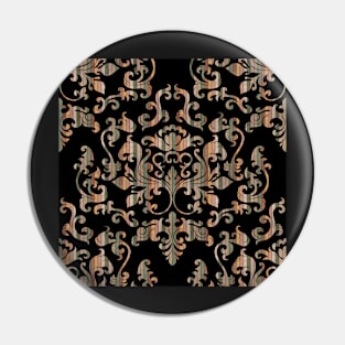 Damask Variations: Baby Caroline Wood Paneling Pin