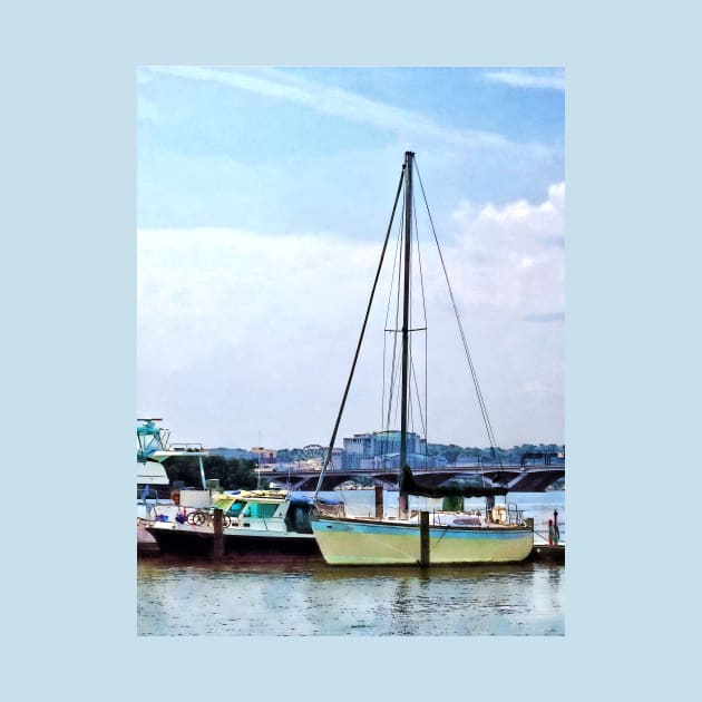 Alexandria VA - Boats on the Potomac Near Founders Park by SusanSavad