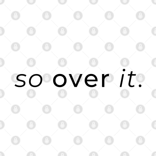 SYBD - So Over It - Moving On by tnts