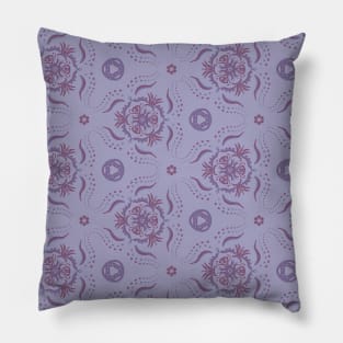 Purple Eye Pattern Pillow