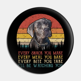 Retro Great Danes Every Snack You Make Every Meal You Bake Pin