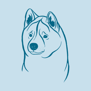 American Akita (Mint and Teal) T-Shirt