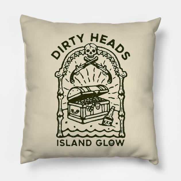 DIrty Heads Island Glow Pillow by Ladevint Osten