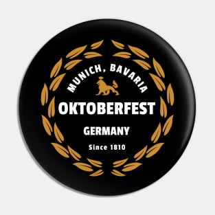 Oktoberfest Germany - Since 1810 Pin