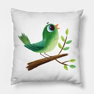 Greenfinch Pillow