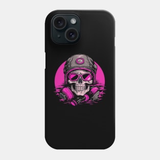 Biker Helmet Skull Retro Phone Case