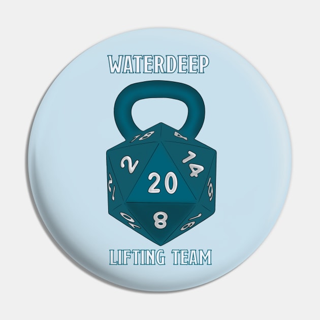 Waterdeep Lifting Team Pin by Notorious Steampunk