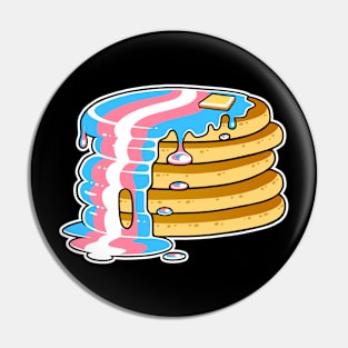 Trans Pride Pancakes LGBT Pin