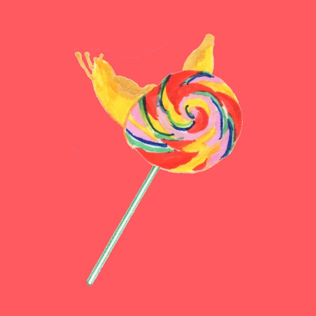 Snail Lollypop by huabuwan1