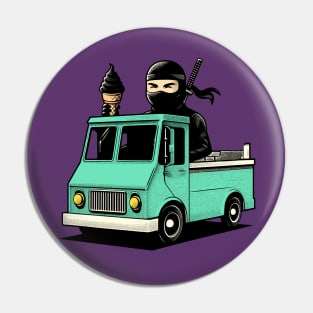 Ninja Ice Cream Pin
