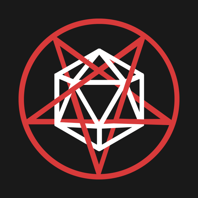 Satanic d20 Pentagram | Roleplaying Game Design by MeatMan