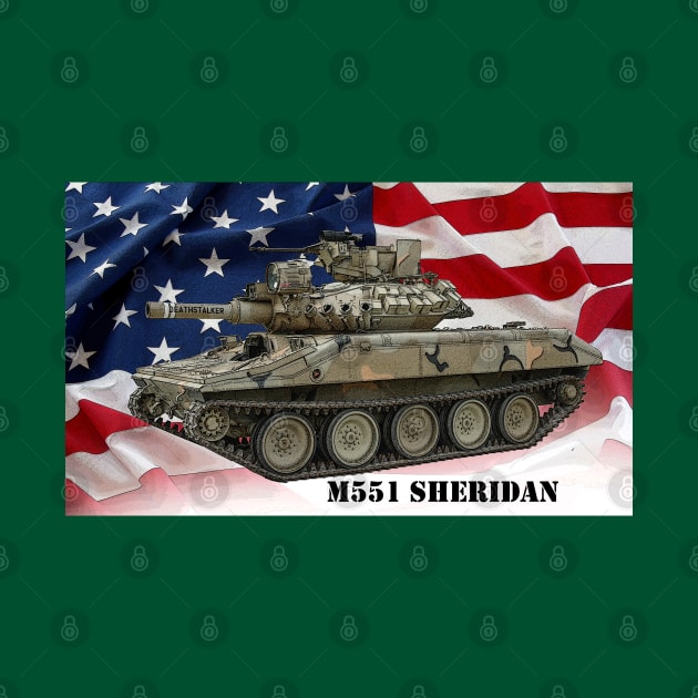 M551 Sheridan tank by Toadman's Tank Pictures Shop