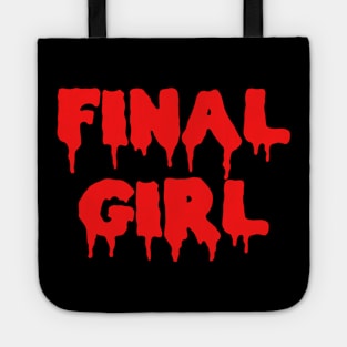 Final Girl Womens Horror Shirt 80s Slasher Movie Tote