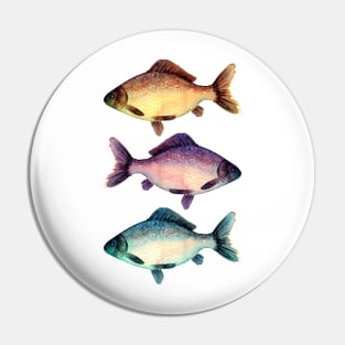 Three fishes Pin