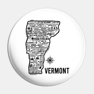 Vermont Map Pin