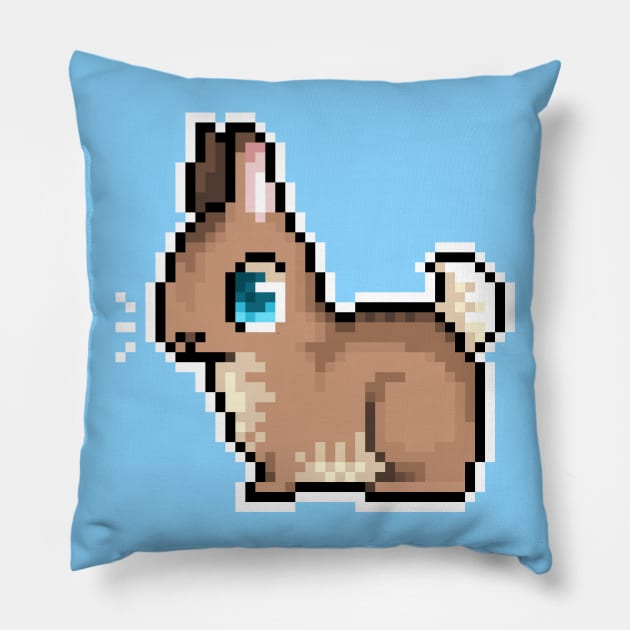 Tiny Flemish Giant Pillow by Ashdoun