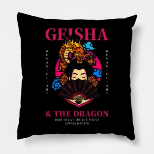 Geisha Girl Japan Japanese Pillow