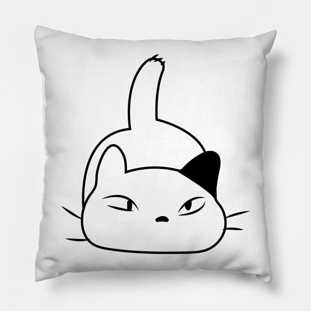 cute jumping cat Pillow by MINOUCHSTORE