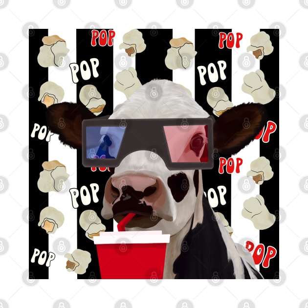Funny Cow | Movie Lovers Gift by Suneldesigns