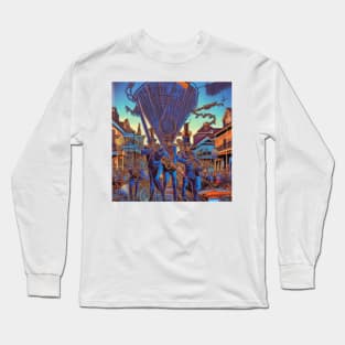 Vintage New Orleans Louisiana La Adult Long Sleeve T-Shirt (Unisex) - Jim  Shorts