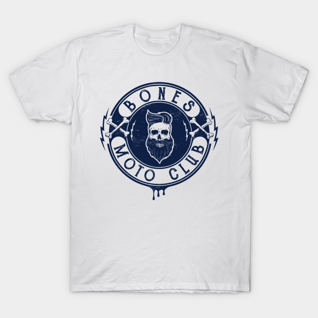 Discover Bones moto club - Beard - T-Shirt