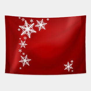 Christmas Snowflakes Tapestry