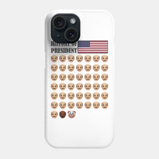 history of US president Phone Case